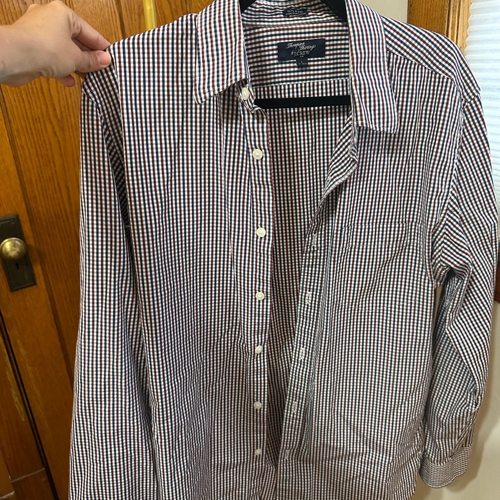 J. Crew Blue Casual Button Down Shirt